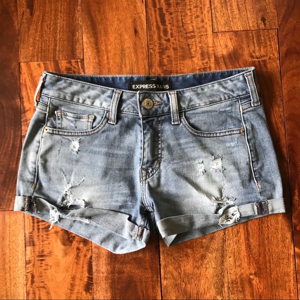 EXPRESS Stretch Denim Shorts